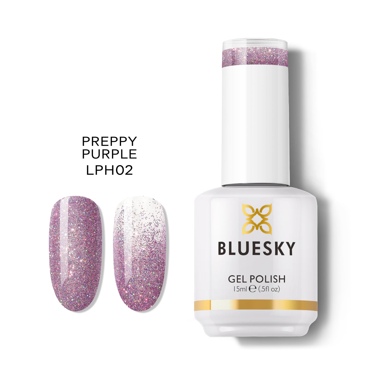 Bluesky Gel Polish, Preppy Purple