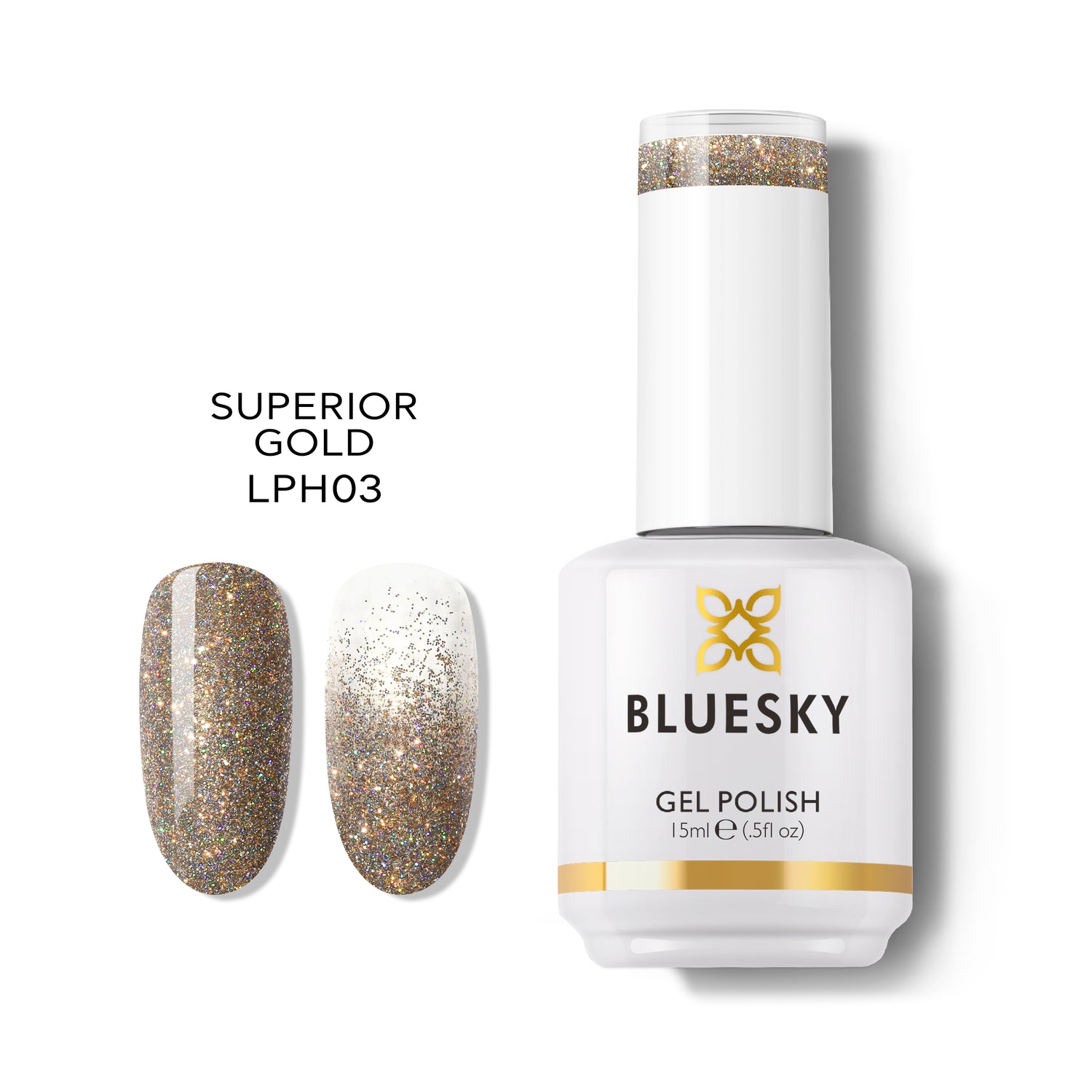 Bluesky Gel Polish, Superior Gold