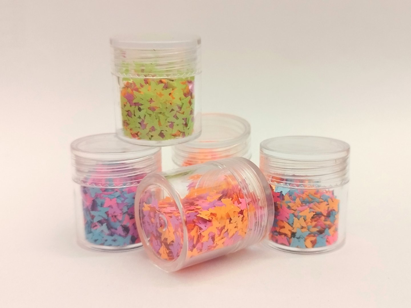 Neon Glitter Mix 3 Colors Butterfly 2