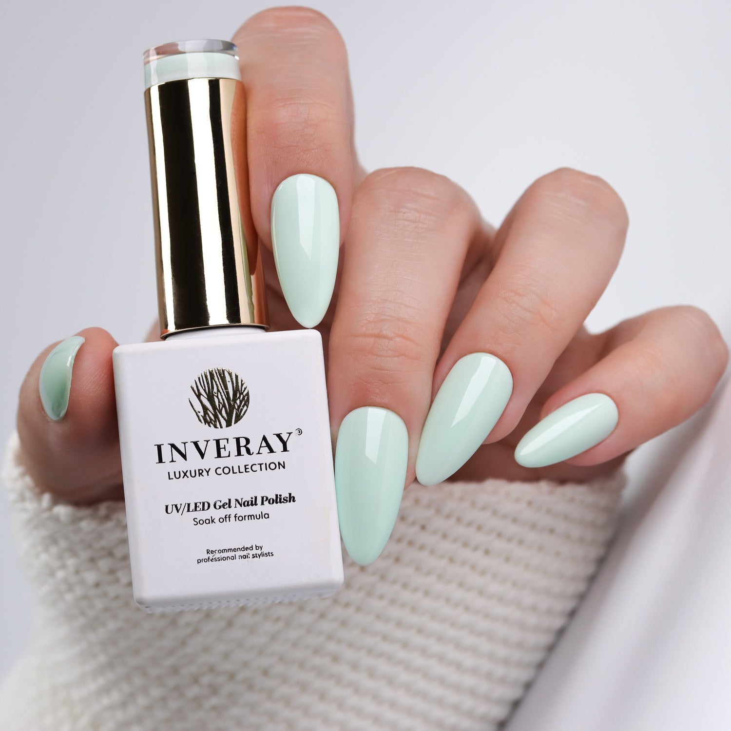Inveray Luxury Gel Polish, Mint Whisper