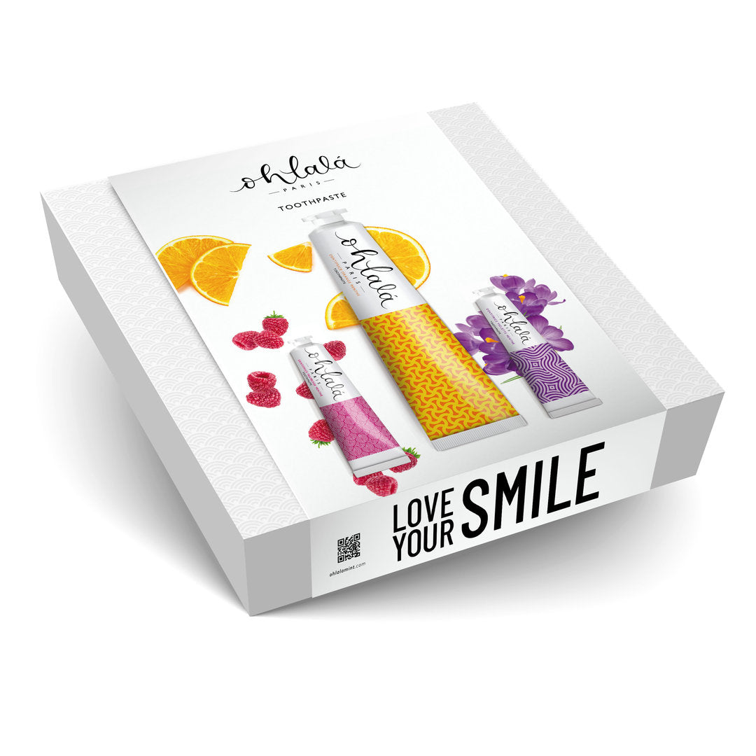 Ohlalá Autumn Set Orange Mint 75ml + Violet Mint 15ml + Raspberry Mint 15ml