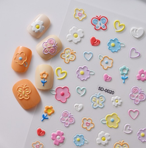 Kynsitarrat, Pastel Flowers