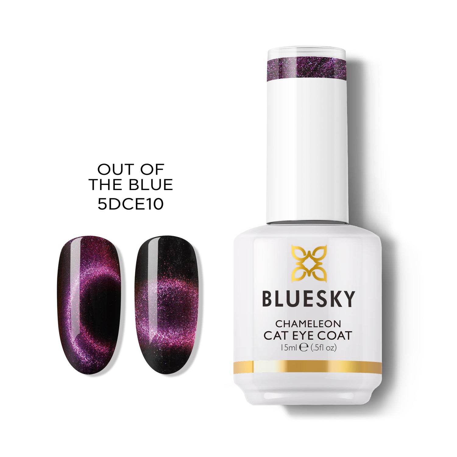 Bluesky Magnetic Gel Polish, Out Of The Blue