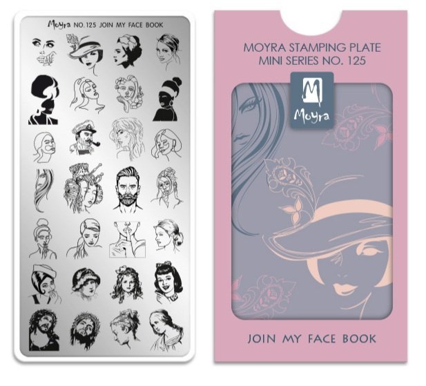 Moyra Mini Stamping Plate, 125 Join My Face Book