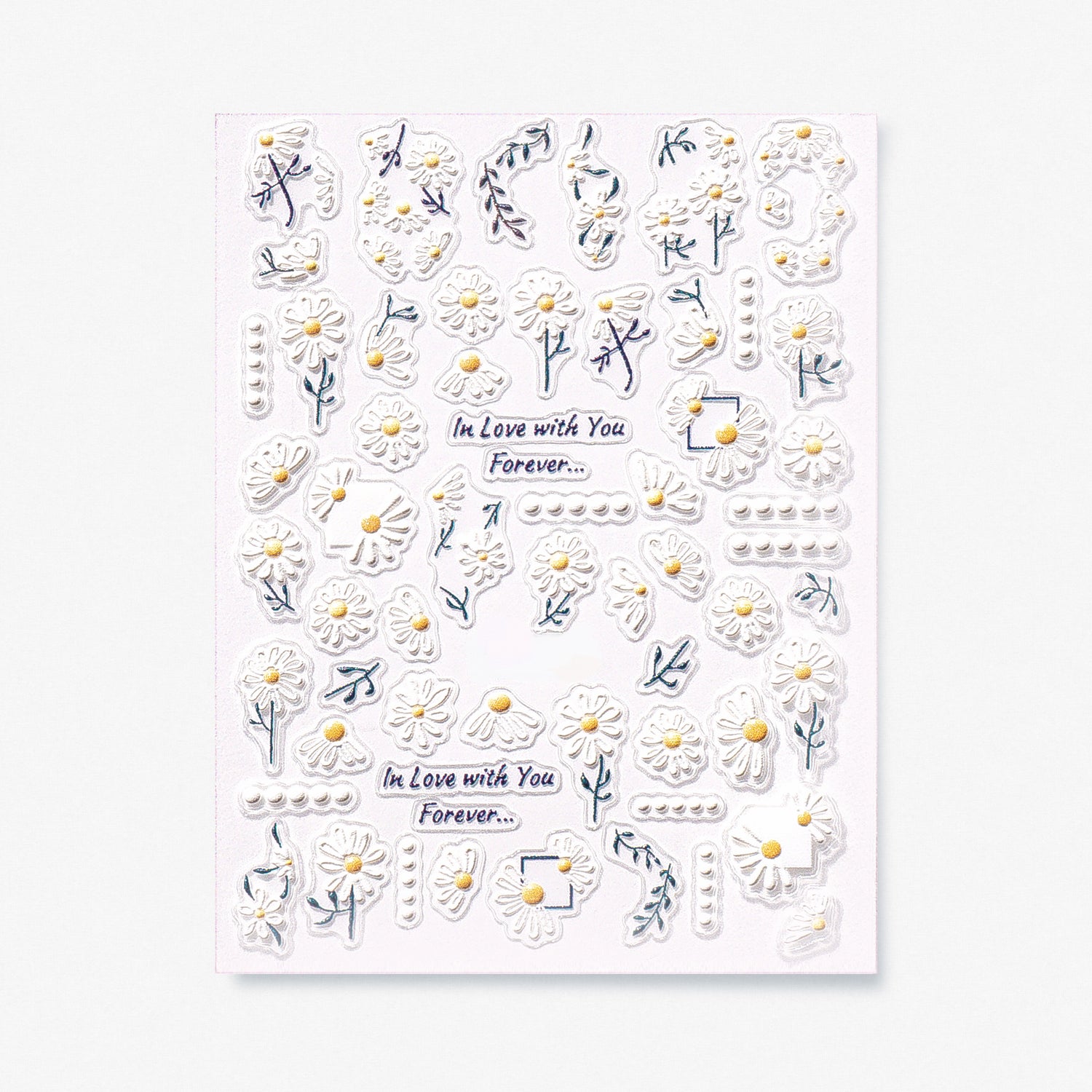 Nail Stickers, Daisies 2