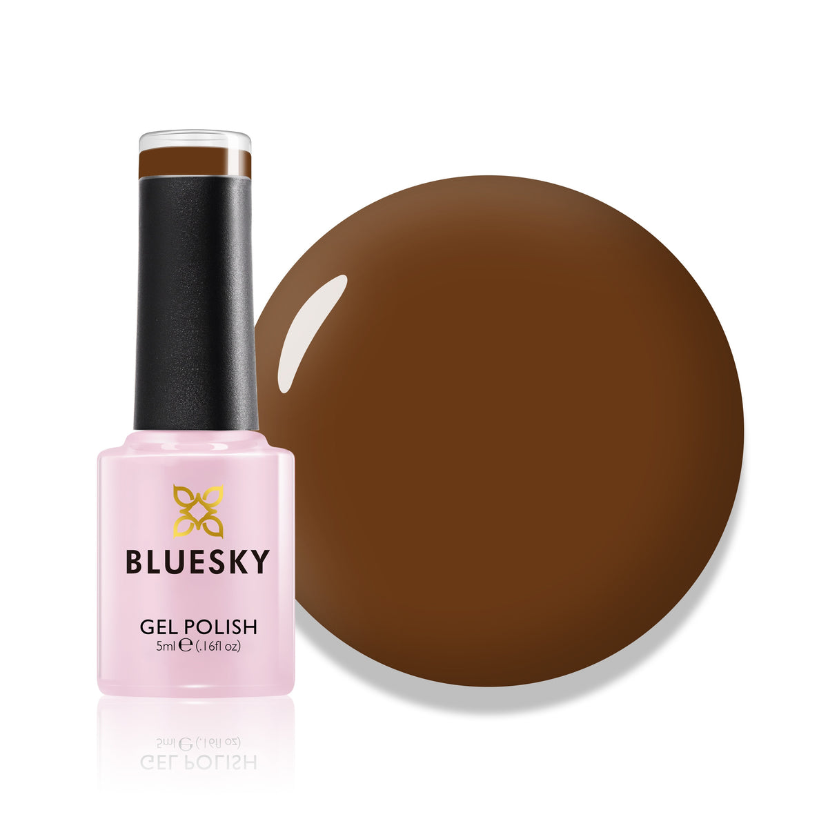 Bluesky Gel Polish, Dark Amber