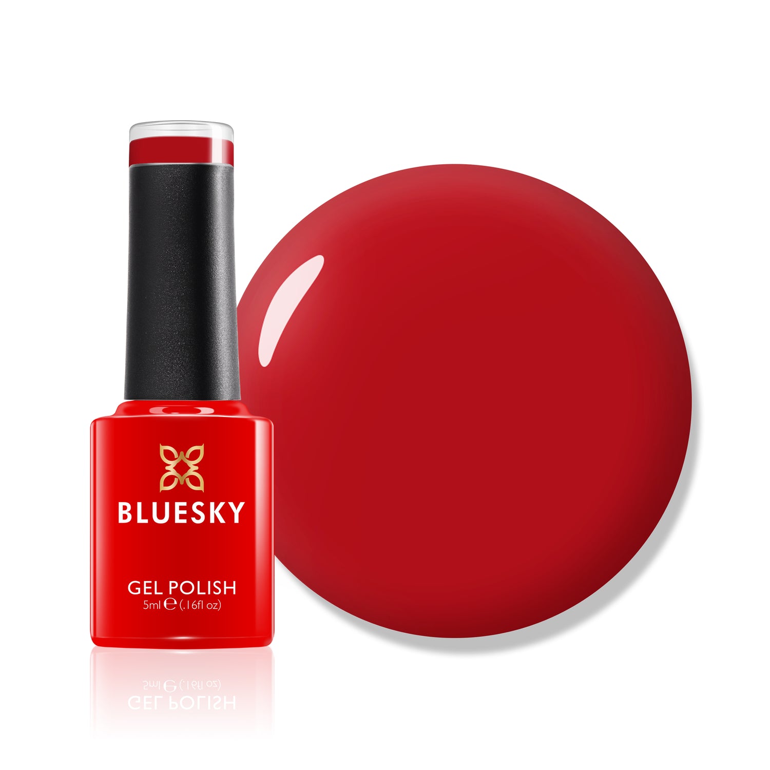 Bluesky Gel Polish, Siren Red