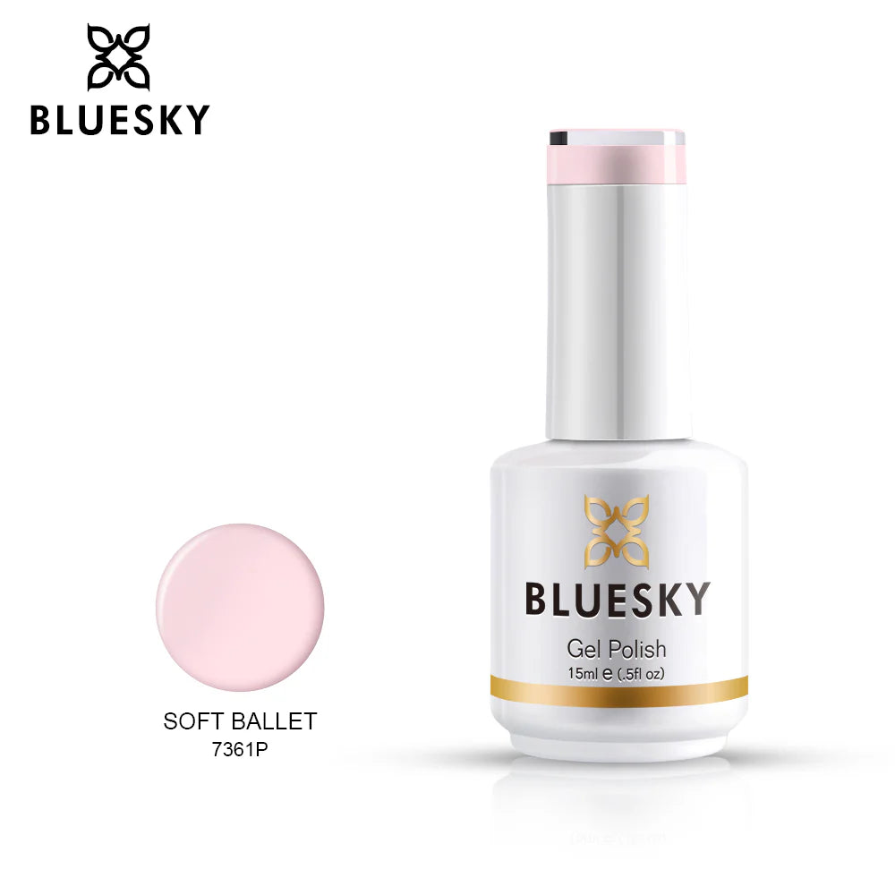 Bluesky Gel Polish, Soft Ballet