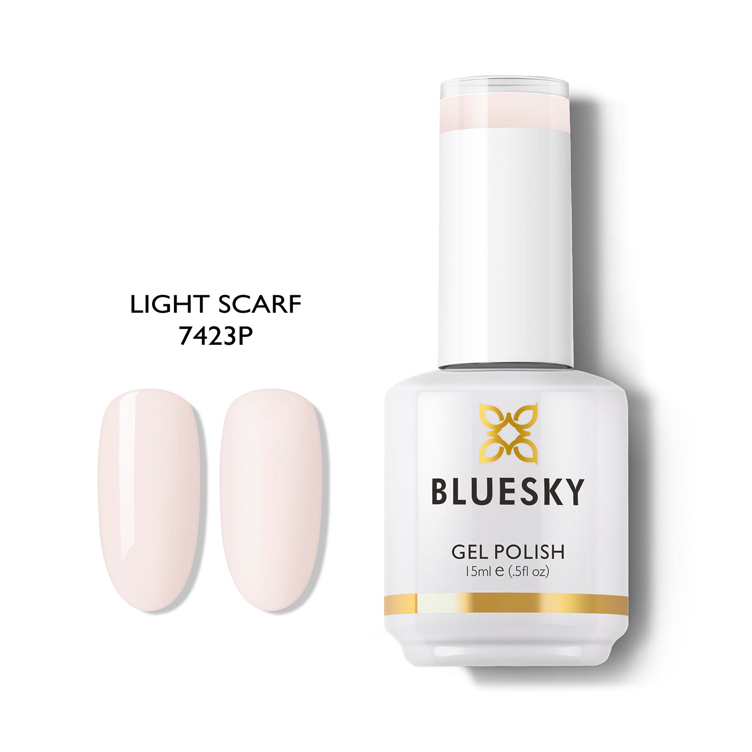 Bluesky Gel Polish, Light Scarf