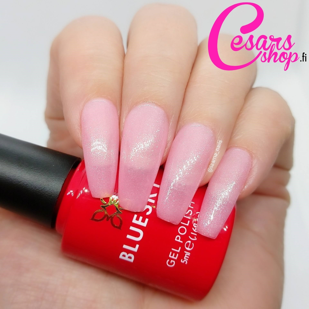 Bluesky Gel Polish, Grapefruit Sparkle