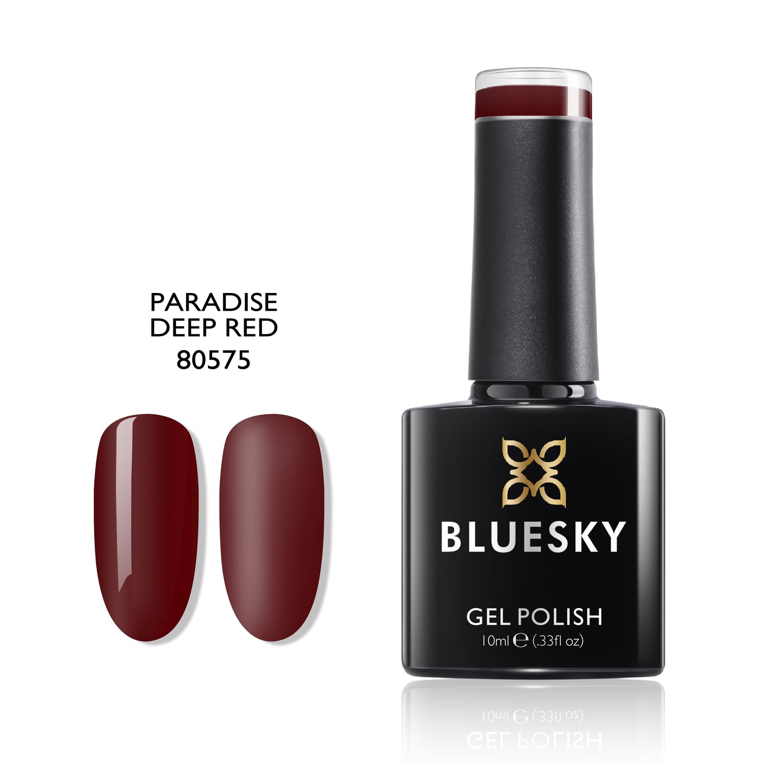 Bluesky Gel Polish, Paradise Deep Red