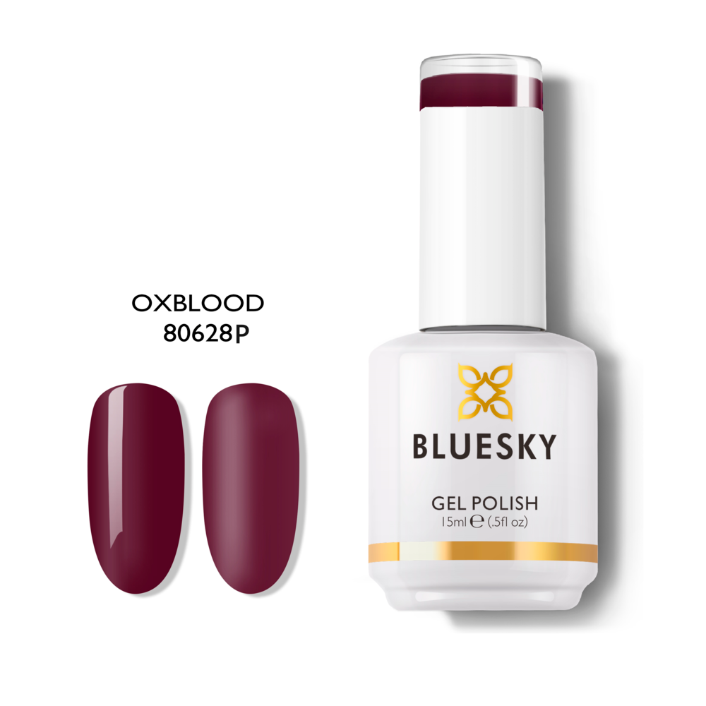 Bluesky Gel Polish, Oxblood