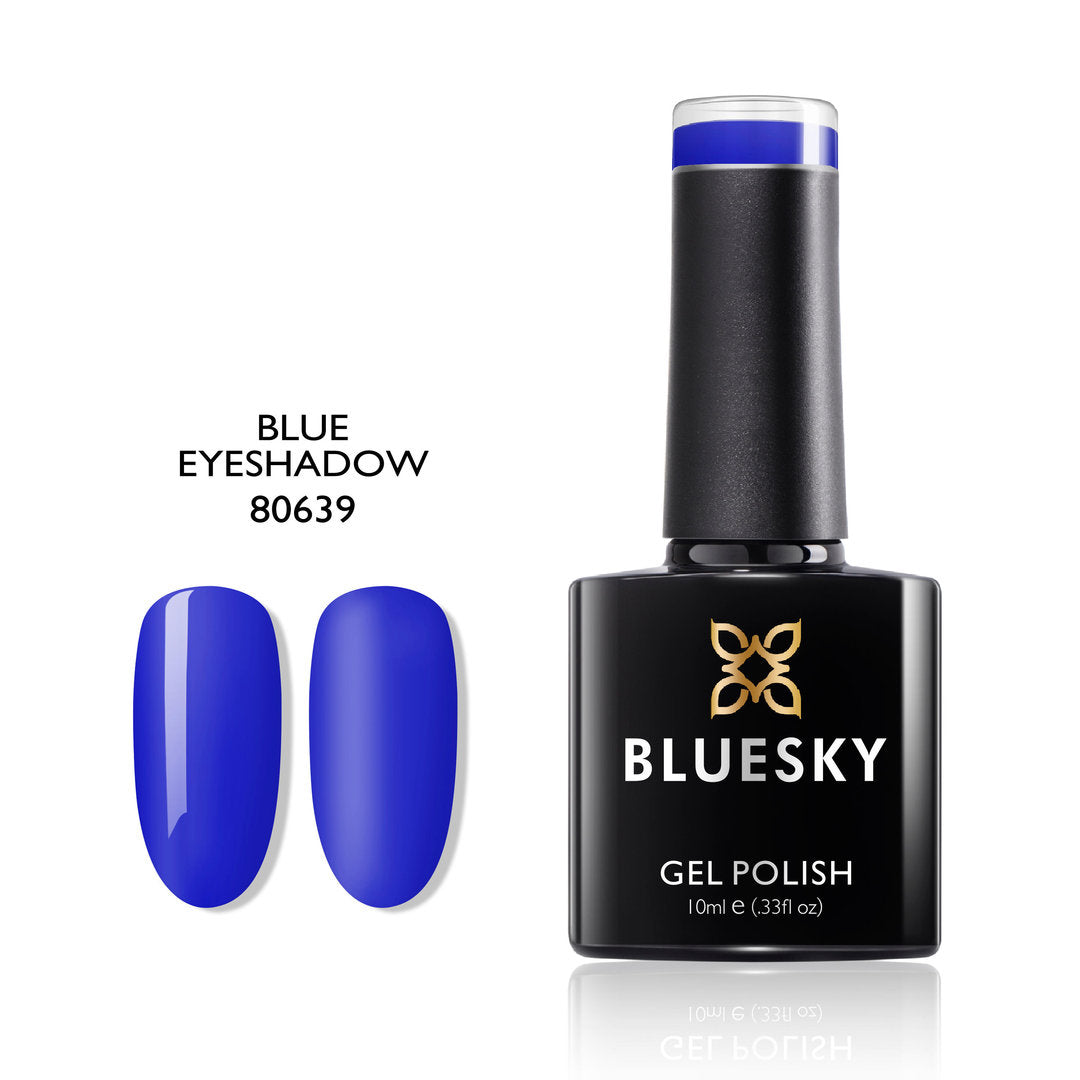 Bluesky Gel polish, Blue Eyeshadow