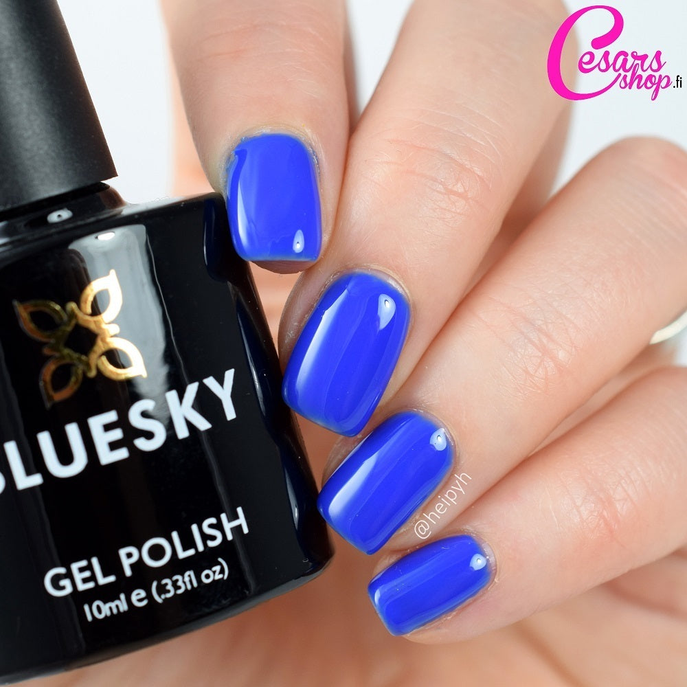 Bluesky Gel polish, Blue Eyeshadow
