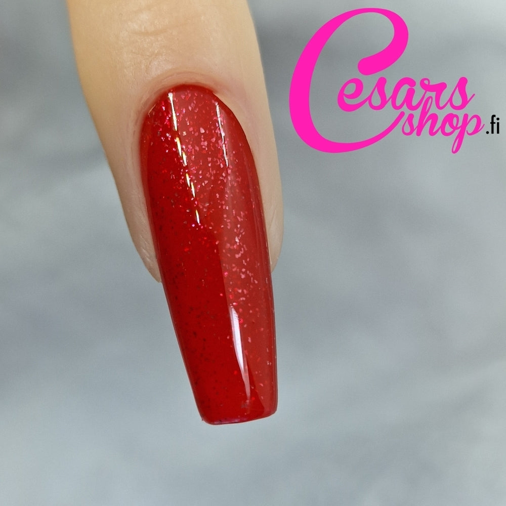 Bluesky Gel Polish, Red Glimmer