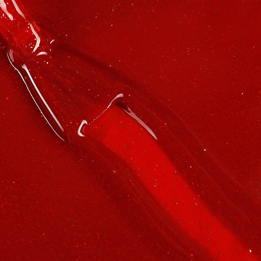 Bluesky Gel Polish, Red Glimmer