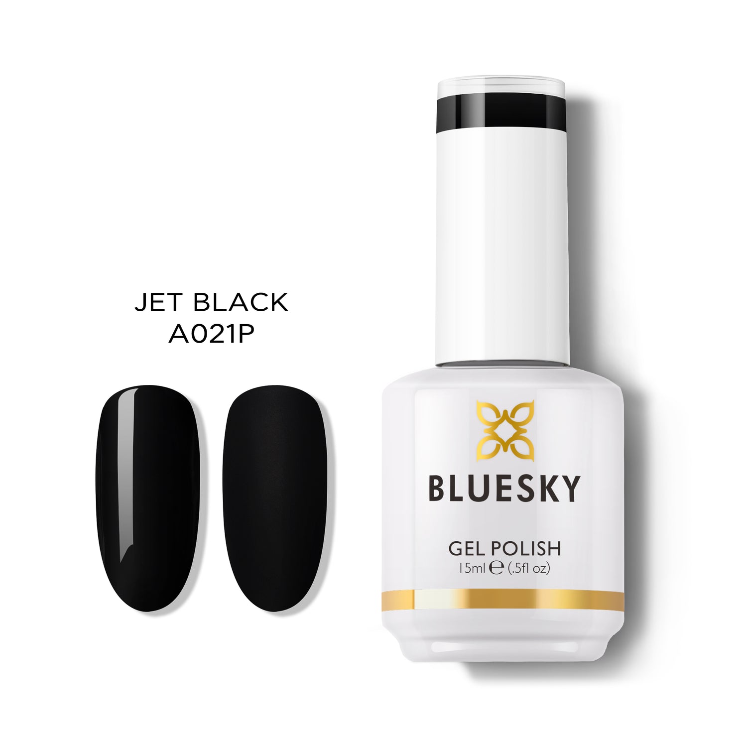 Bluesky Gel Polish, Jet Black