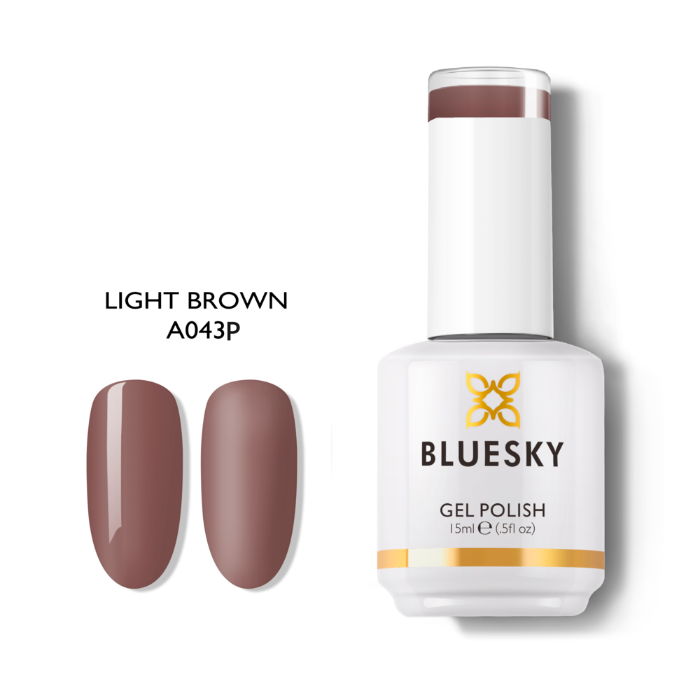 Bluesky Gel Polish, Light Brown