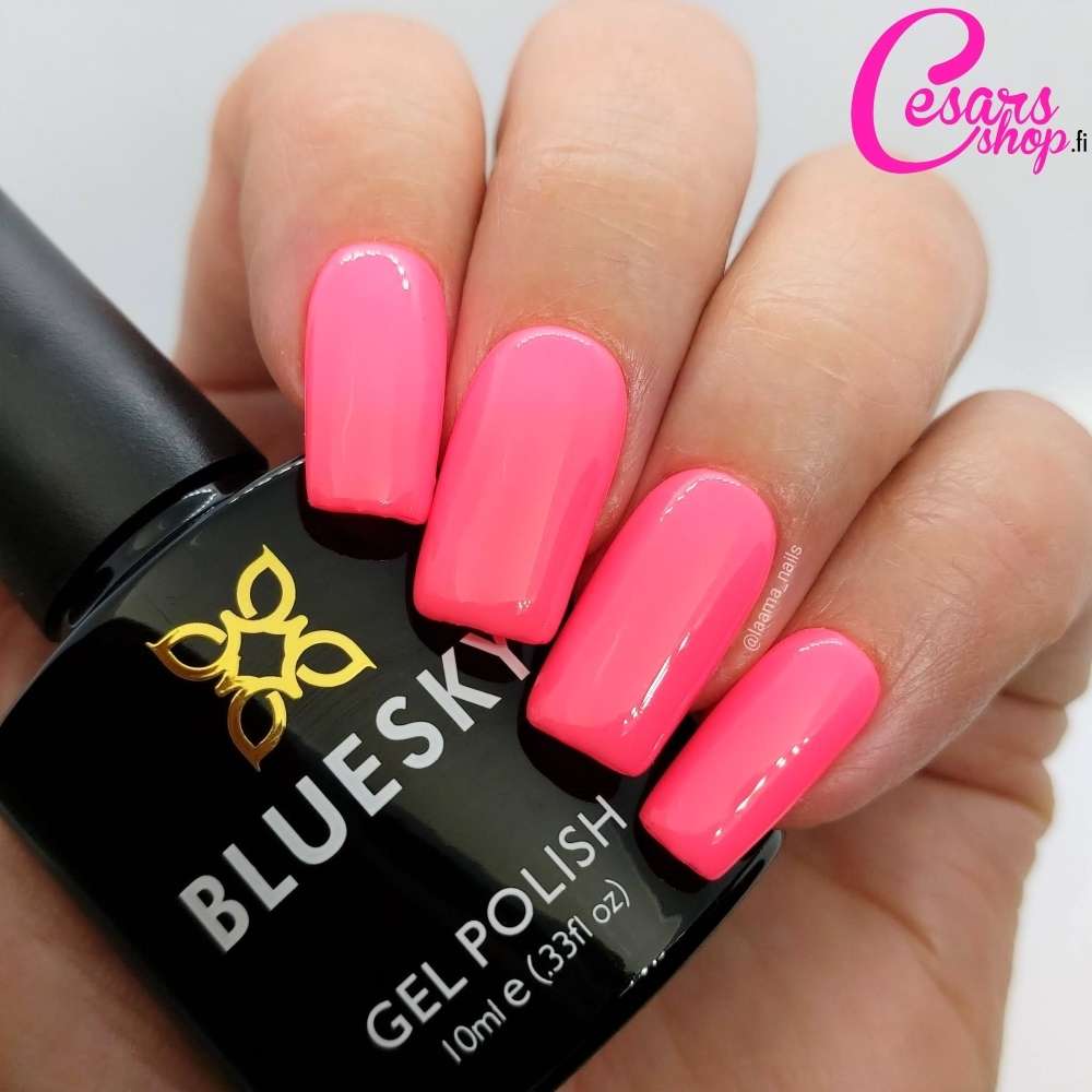 Bluesky Gel Polish, Pink Neon Coral