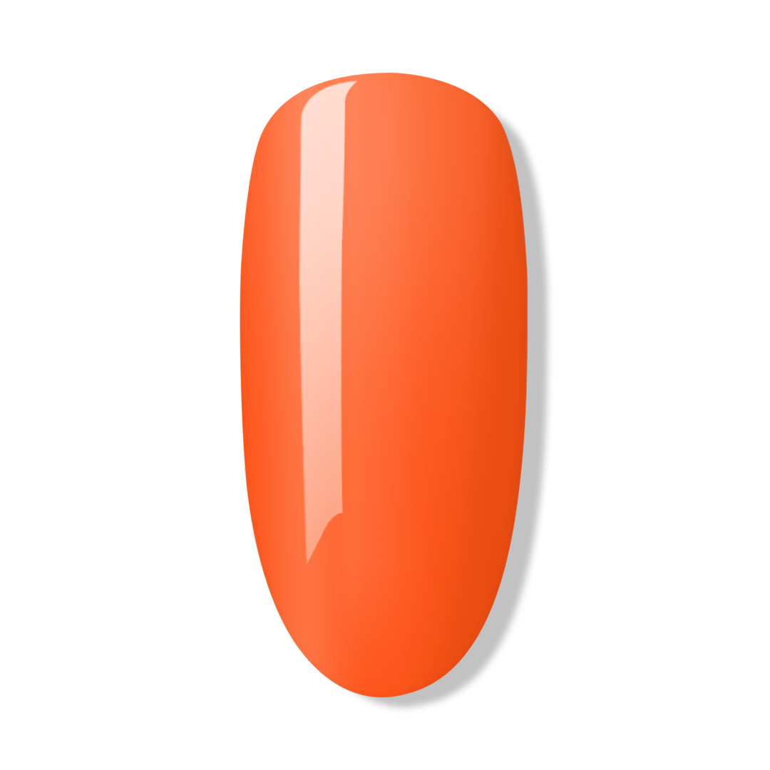 Bluesky Gel Polish, Orange Hot Chilli