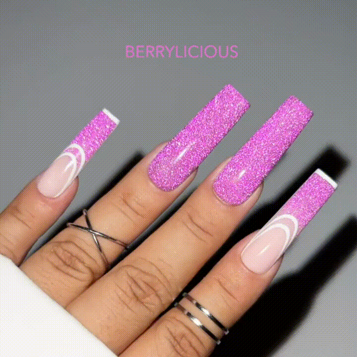Kiara Sky Diamond FX Akryylipulveri 56g, Berry Licious
