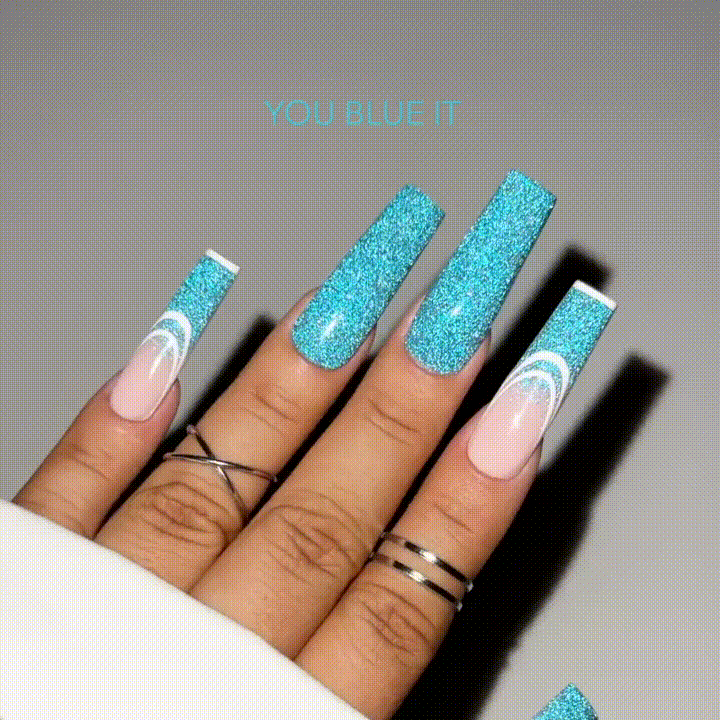 Kiara Sky Diamond FX Acrylic Powder 56g, You Blue It