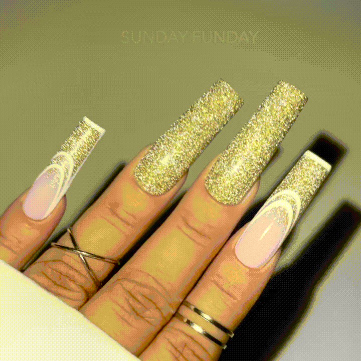 Kiara Sky Diamond FX Acrylic Powder 56g, Sunday Funday