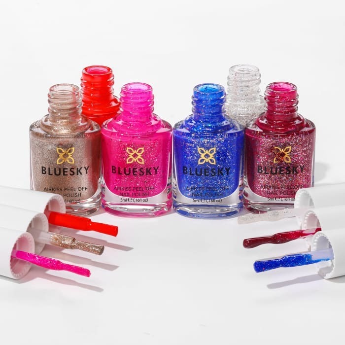 Bluesky Airkiss Peel Off Nail Polish Set, Winter