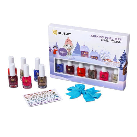 Bluesky Airkiss Peel Off Nail Polish Set, Winter