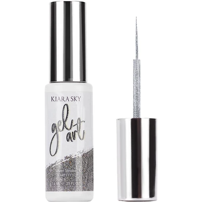Kiara Sky Gel Art Gel Paint, Silver Stroke