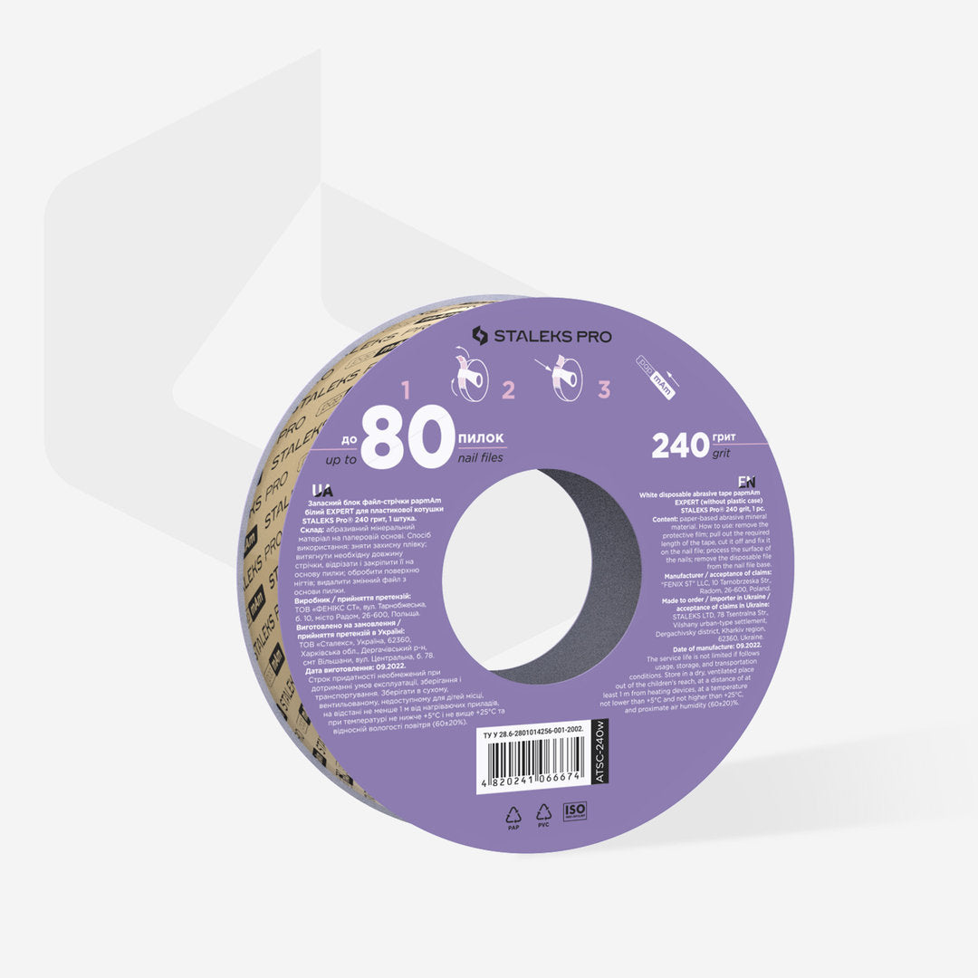 Staleks Pro Raspipaperi Expert 240 Grit, 7 m ATSC-240W