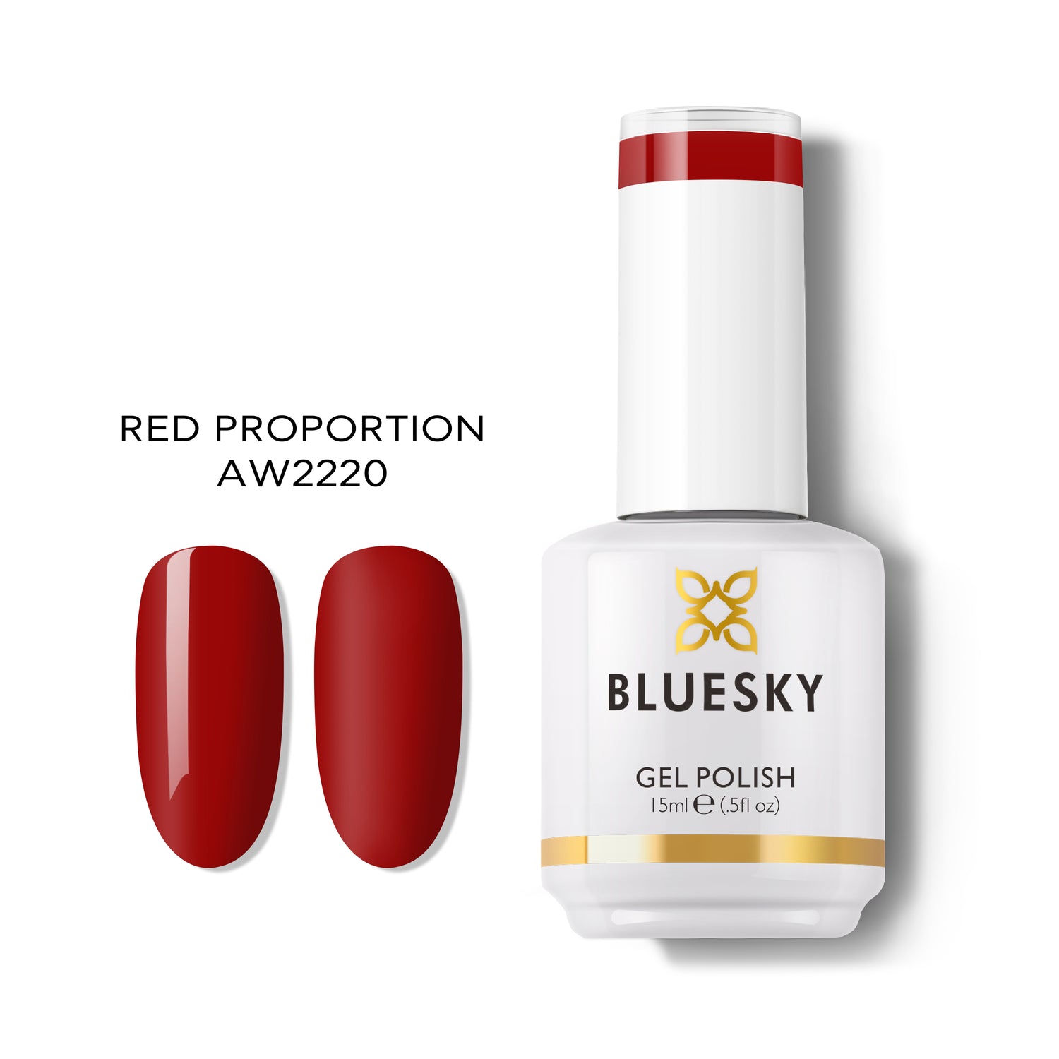 Bluesky Gel Polish, Red Proportion