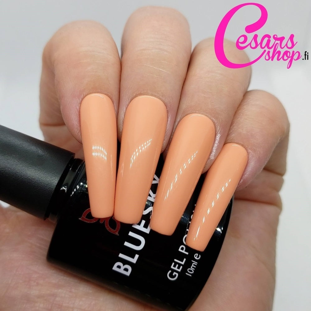 Bluesky Gel Polish, Orange Lines