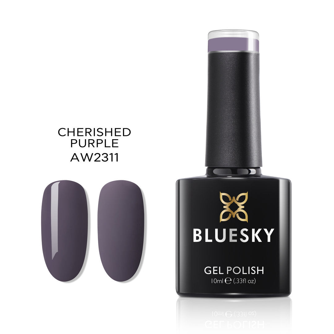 Bluesky Gel polish, Cherished Purple