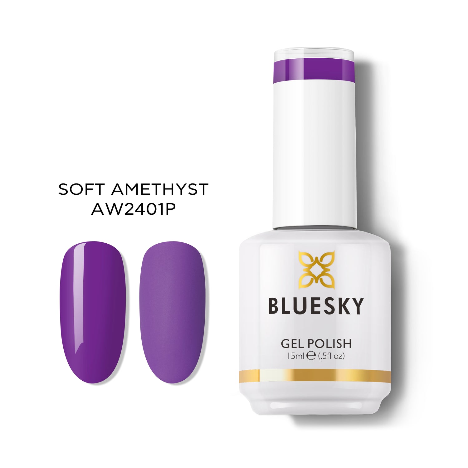 Bluesky Gel Polish, Soft Amethyst