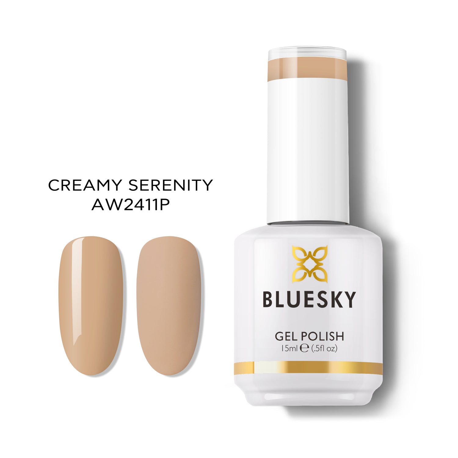 Bluesky Gel Polish, Creamy Serenity