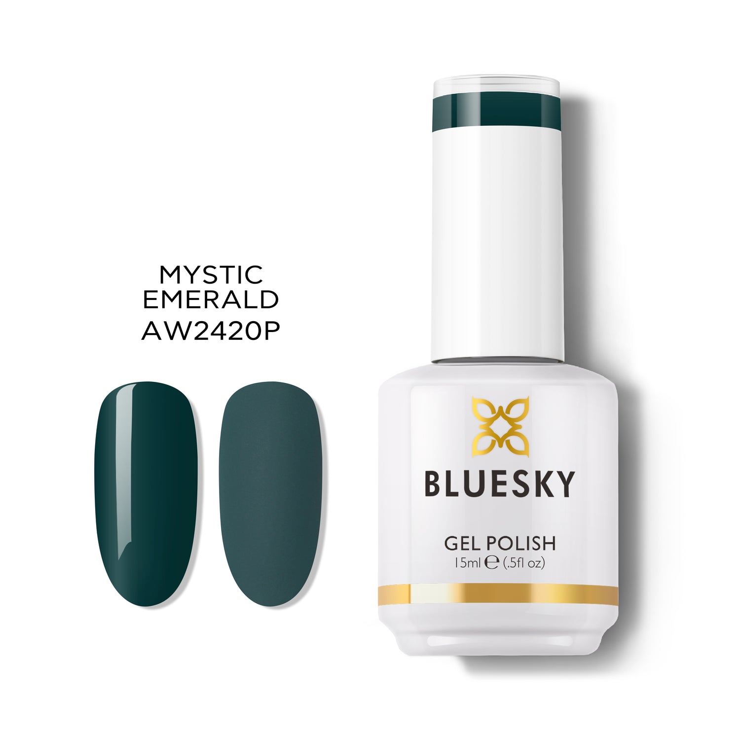 Bluesky Gel Polish, Mystic Emerald