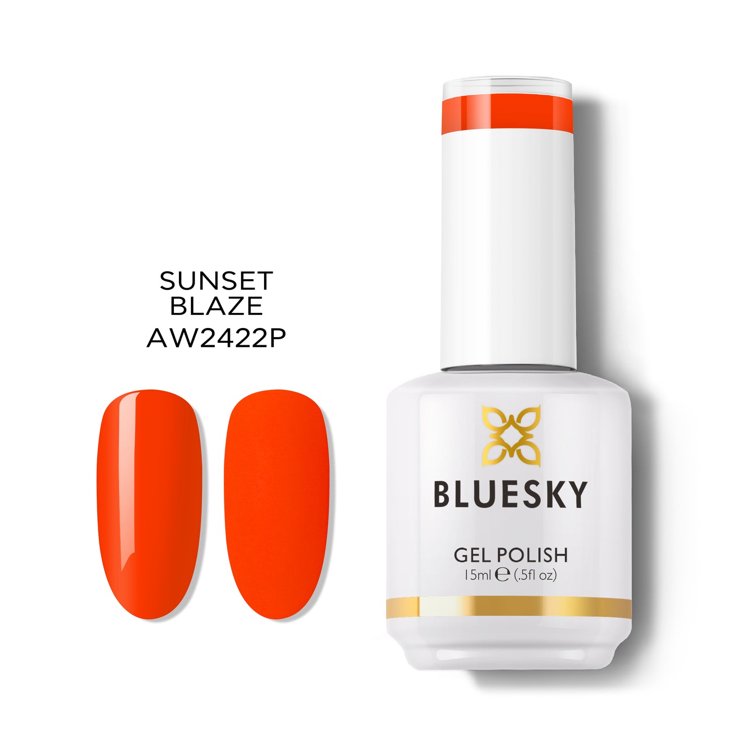 Bluesky Gel Polish, Sunset Blaze