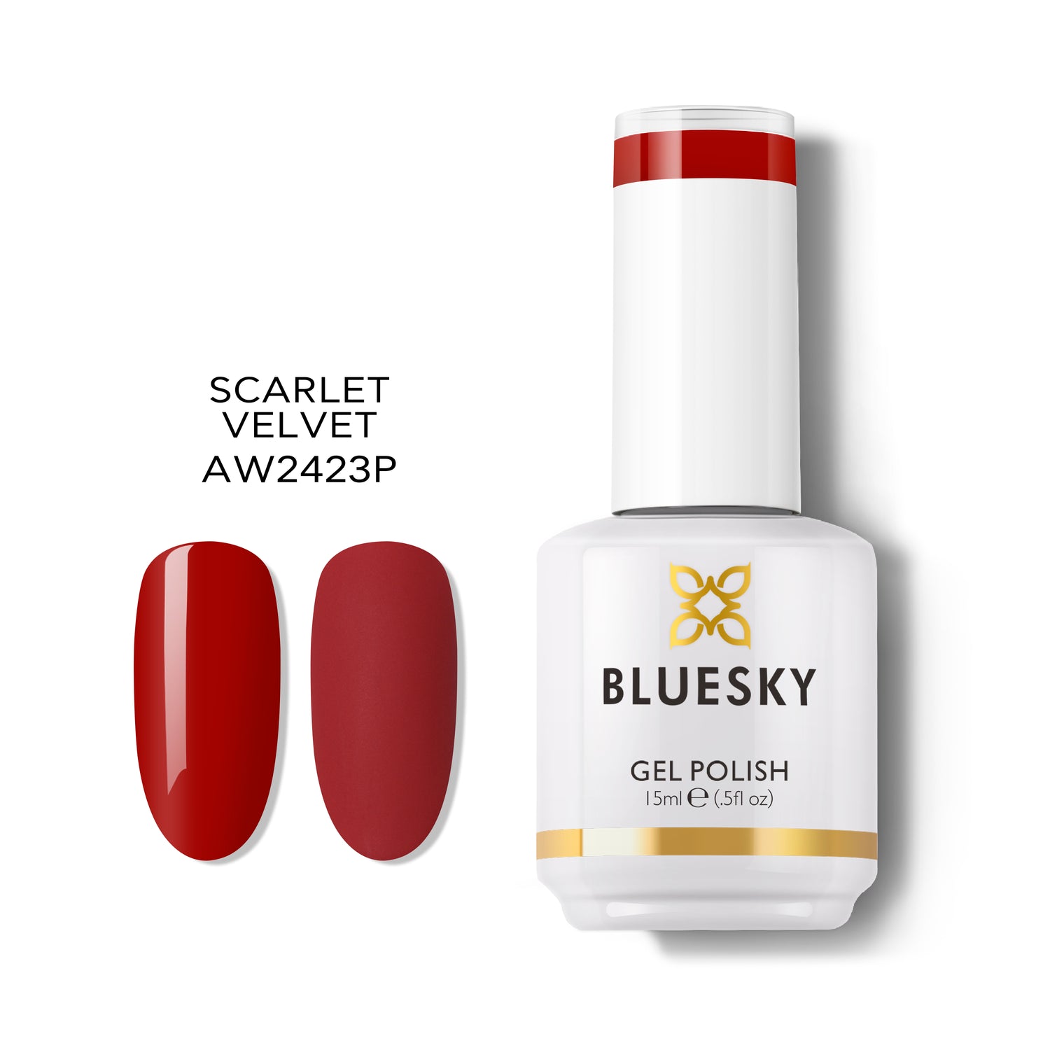 Bluesky Gel Polish, Scarlet Velvet