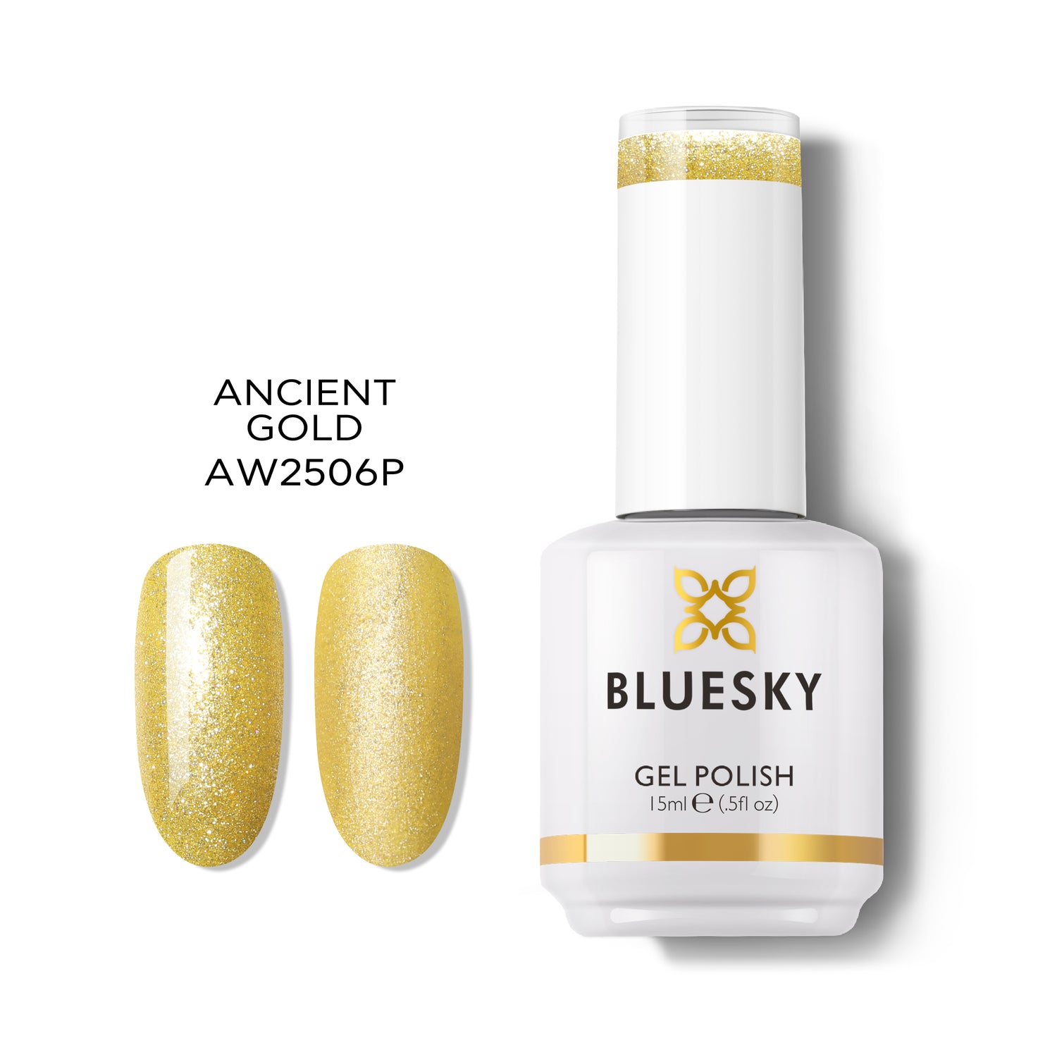 Bluesky Gel Polish, Ancient Gold