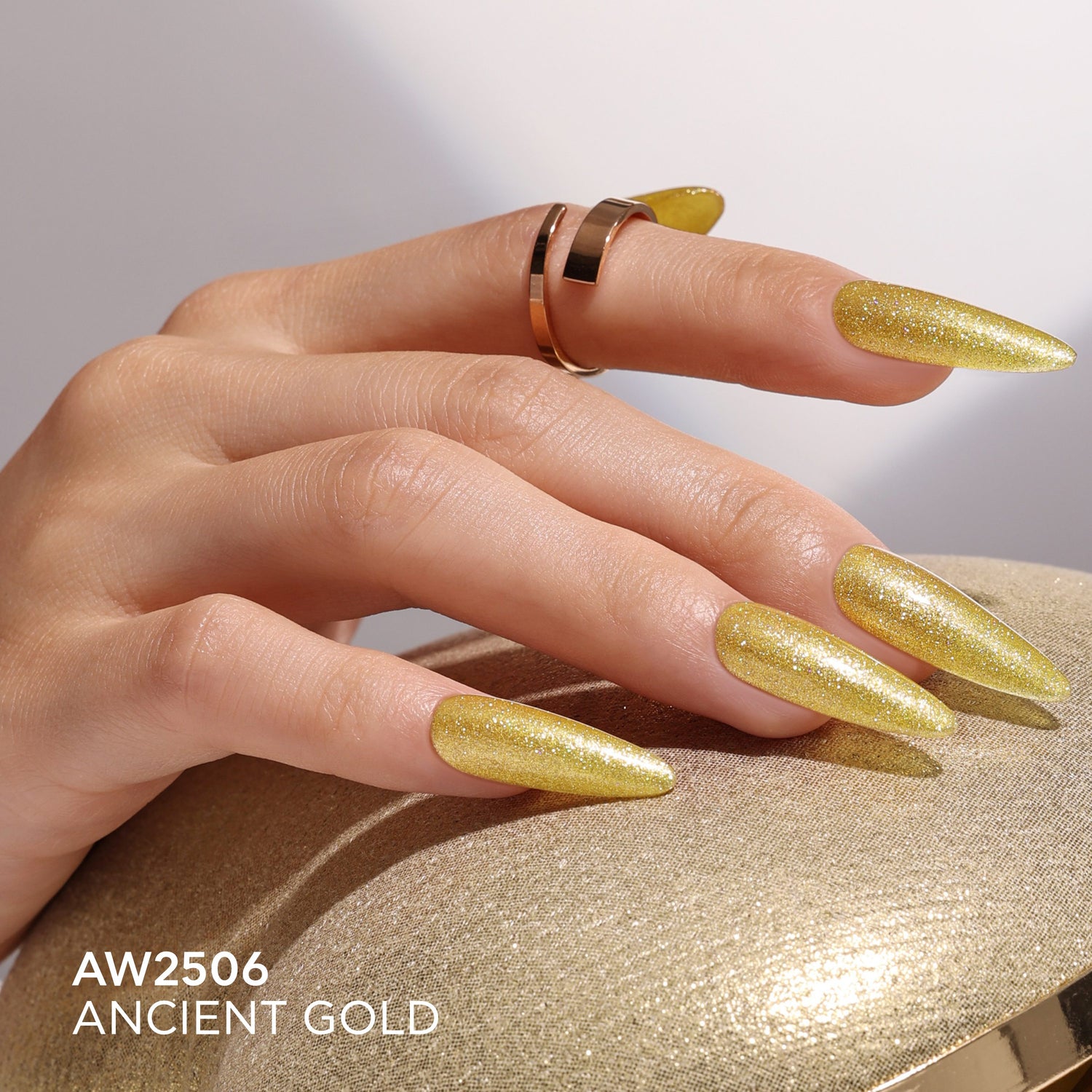 Bluesky Gel Polish, Ancient Gold