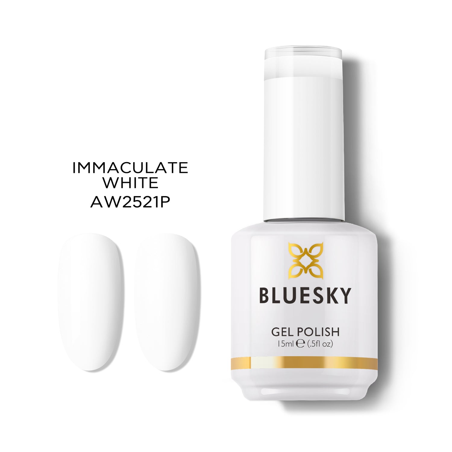 Bluesky Gel Polish, Immaculate White
