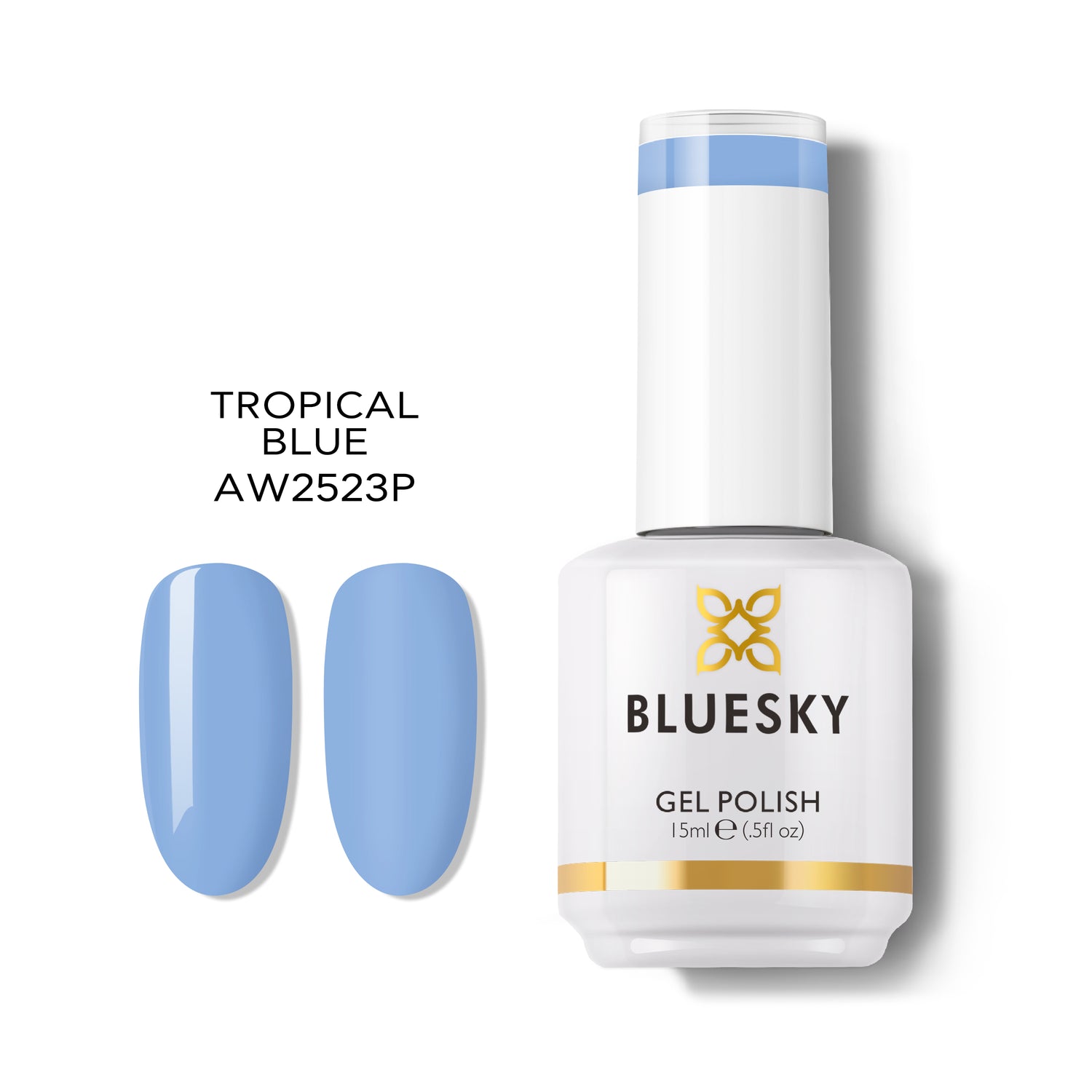 Bluesky Gel Polish, Tropical Blue