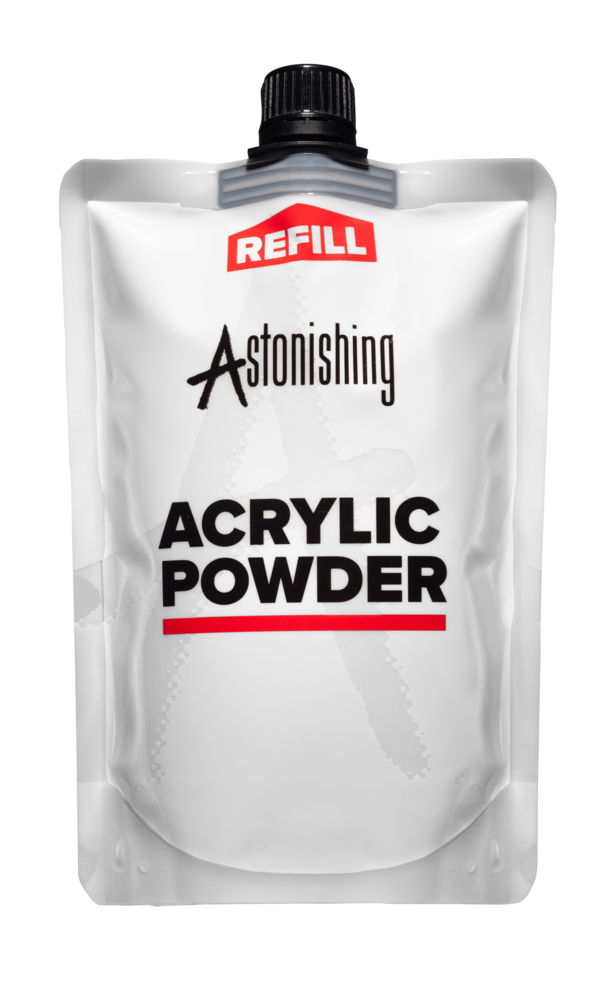 Astonishing Nails Acrylic Powder, Clear