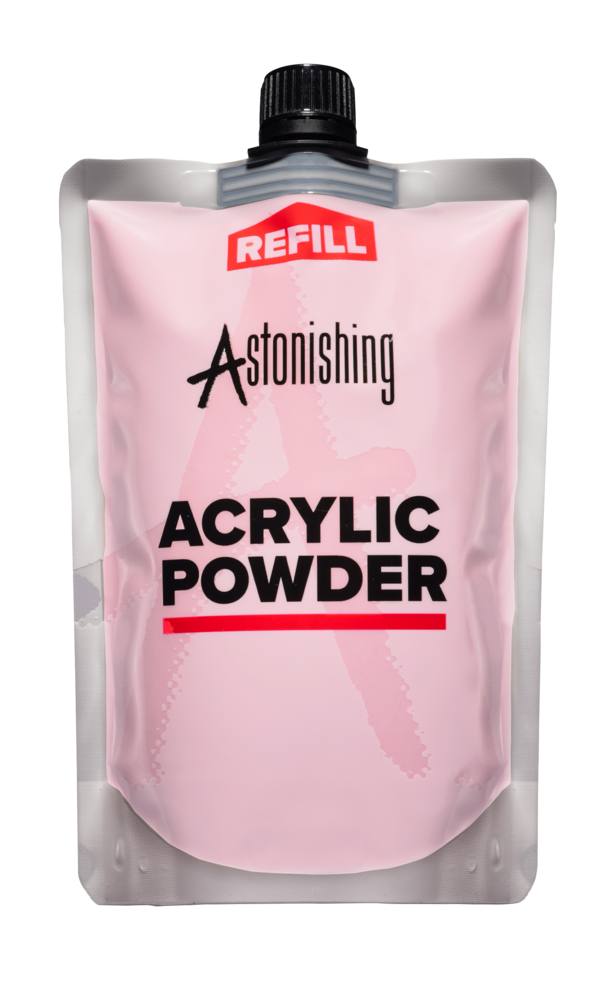 Astonishing Nails Acrylic Powder, Opaque Pink