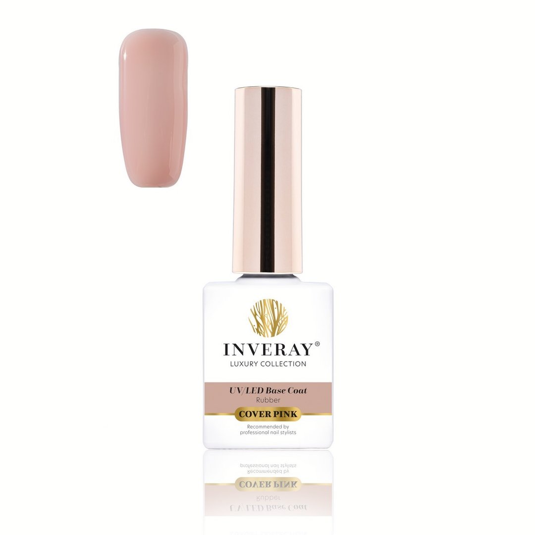 Inveray Luxury Rubber Gel Base Coat, Cover Pink