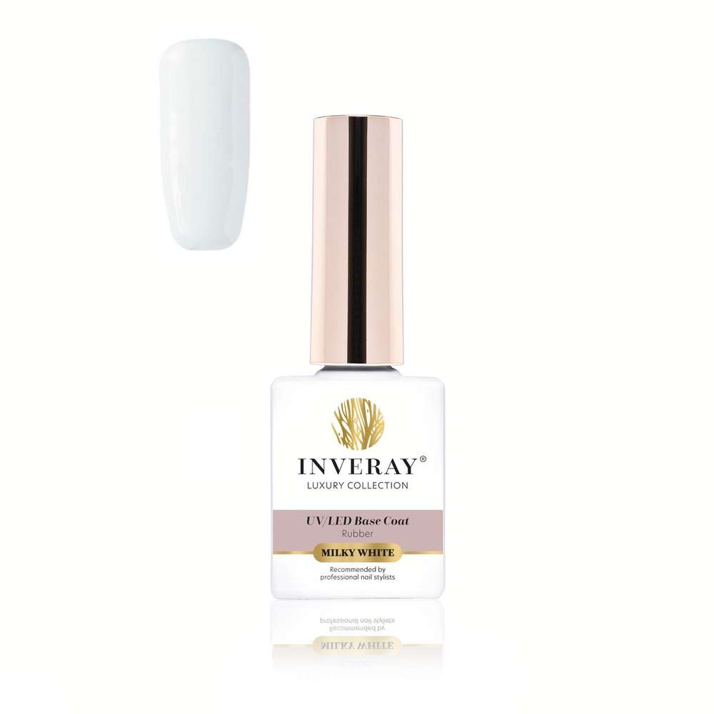 Inveray Luxury Rubber Gel Base Coat, Milky White