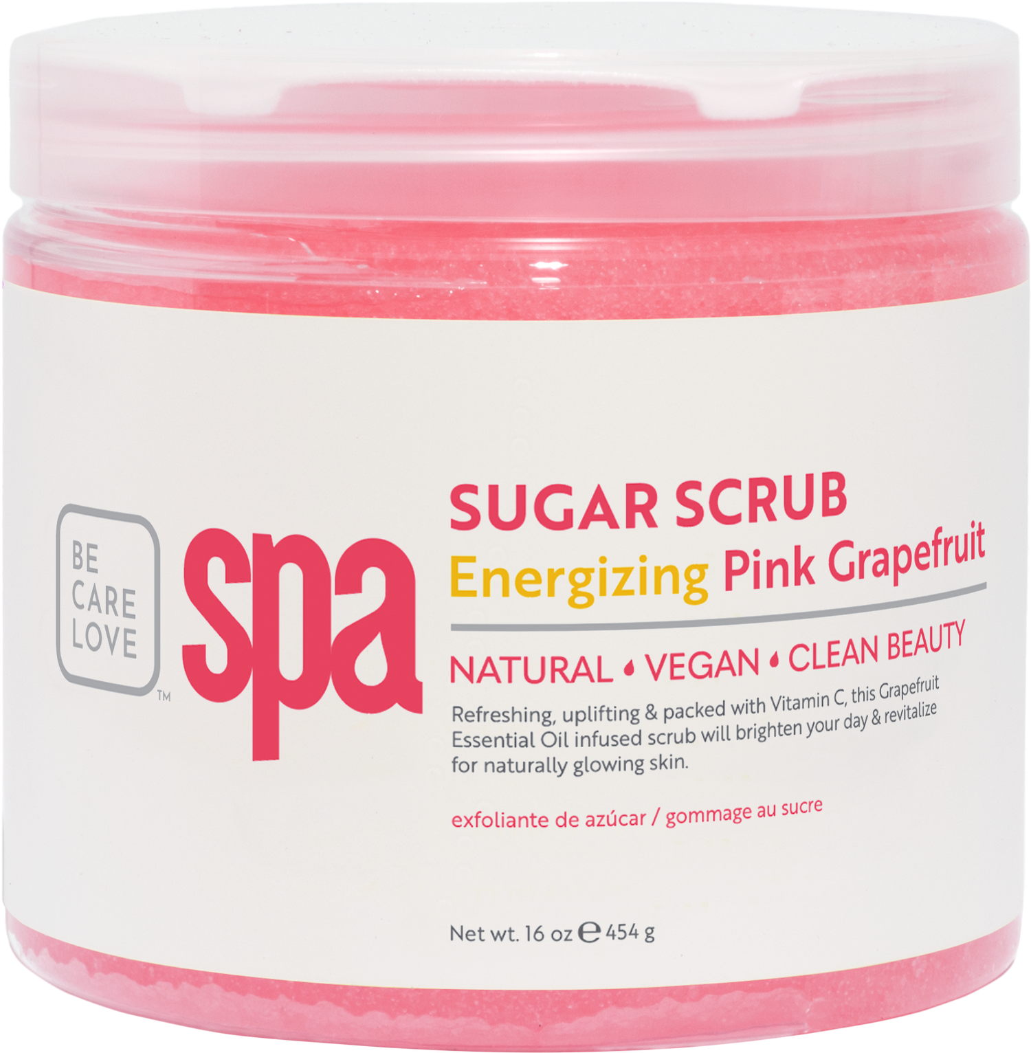 BCL Spa Sugar Scrub, Pink Grapefruit 473 g