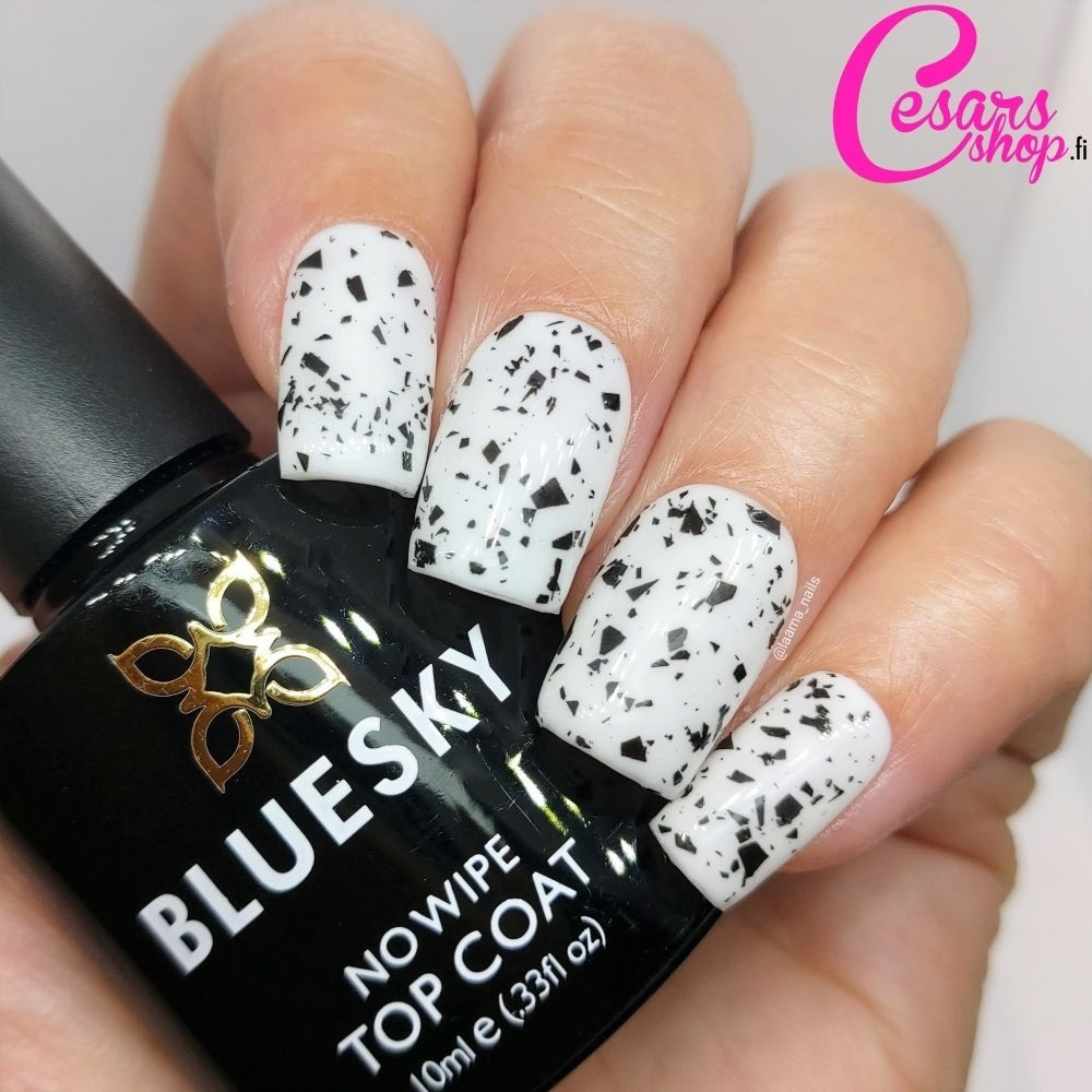 Bluesky No Wipe Glitter Top Geelipäällyslakka, Confetti