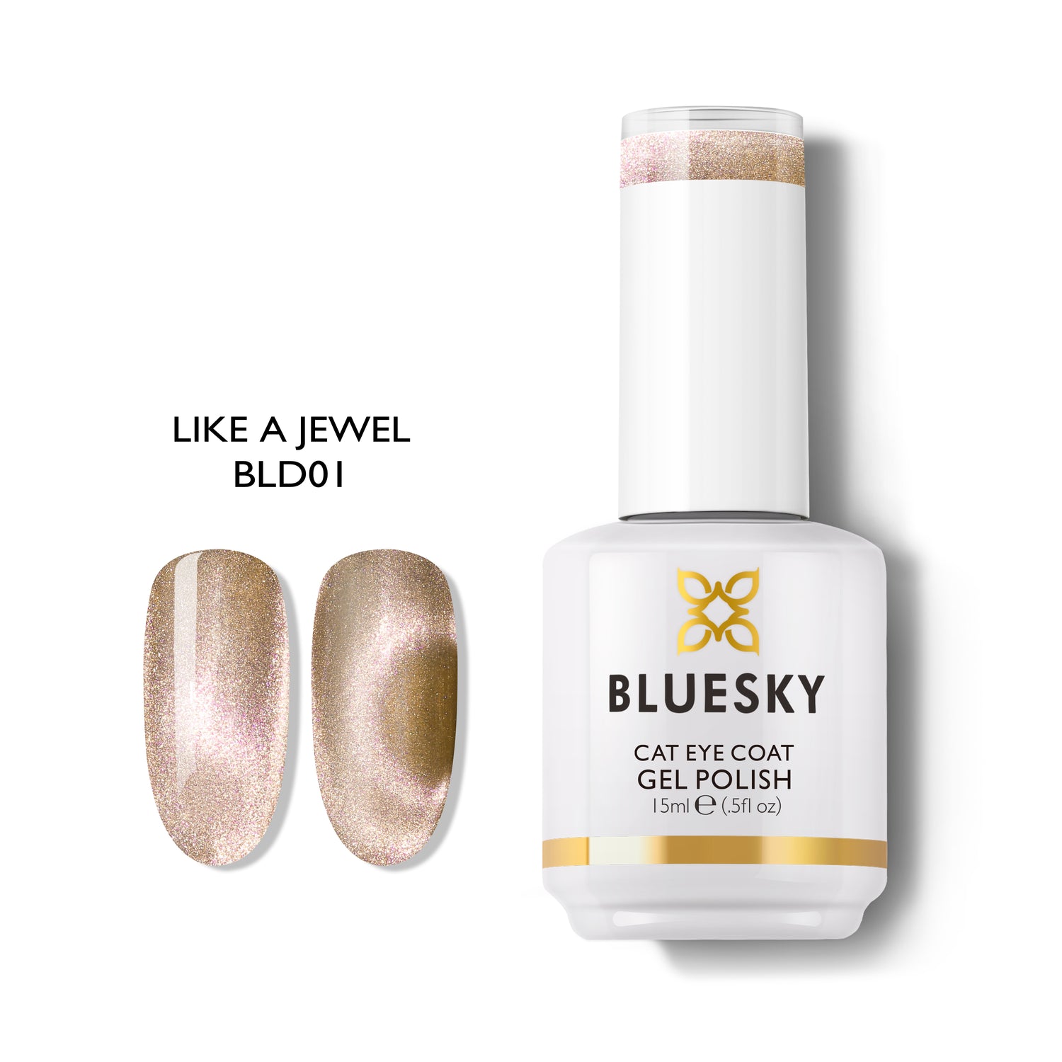 Bluesky Magnetic Gel Polish, Like A Jewel